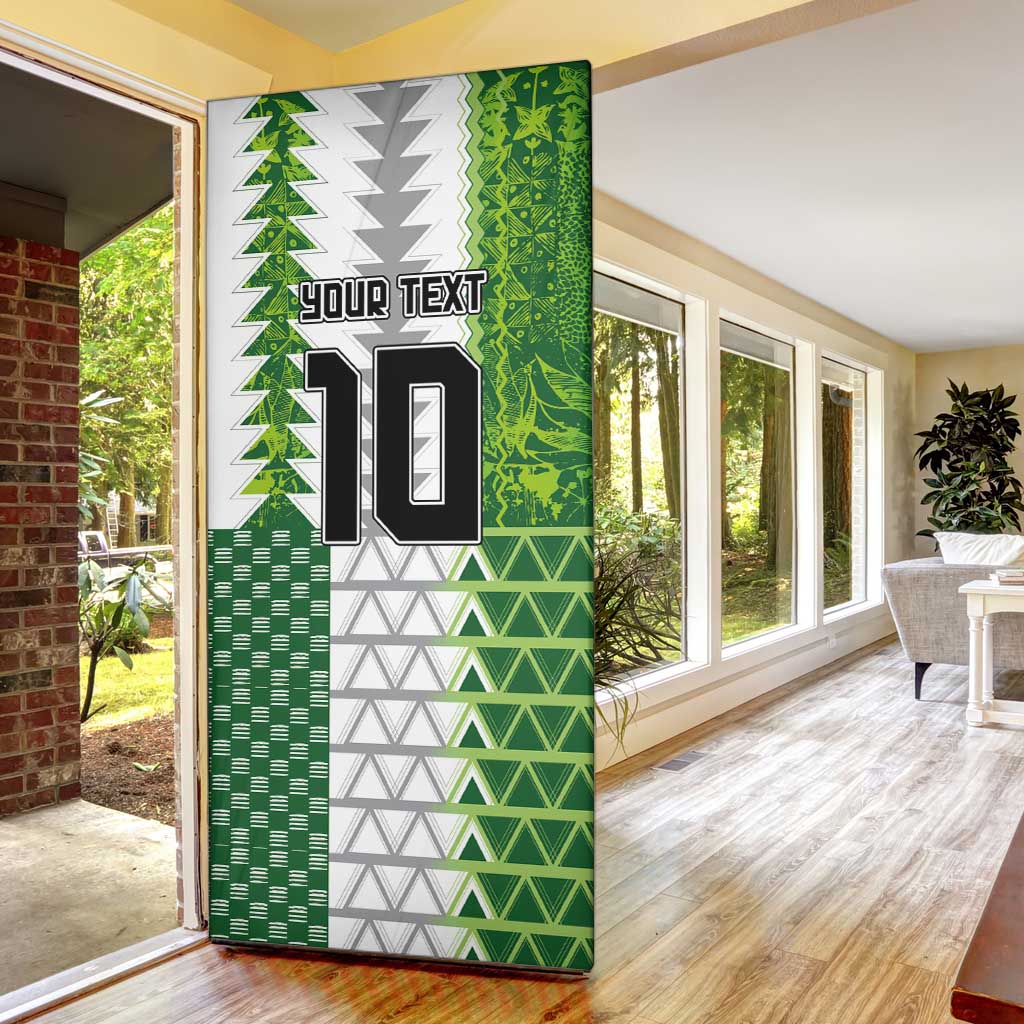 Custom Nigeria National Football Door Cover Naija Super Eagles - Wonder Print Shop