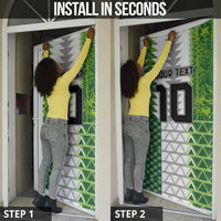 Custom Nigeria National Football Door Cover Naija Super Eagles - Wonder Print Shop