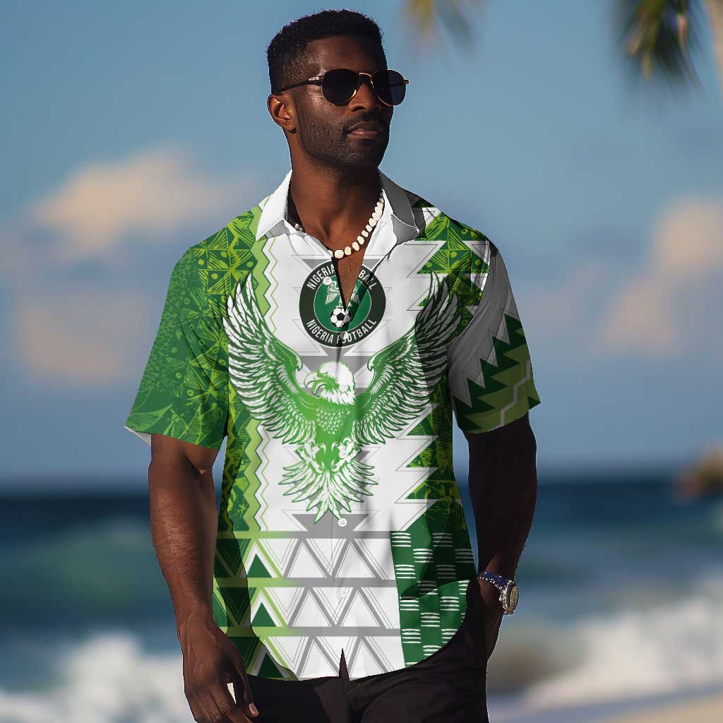Custom Nigeria National Football Hawaiian Shirt Naija Super Eagles - Wonder Print Shop