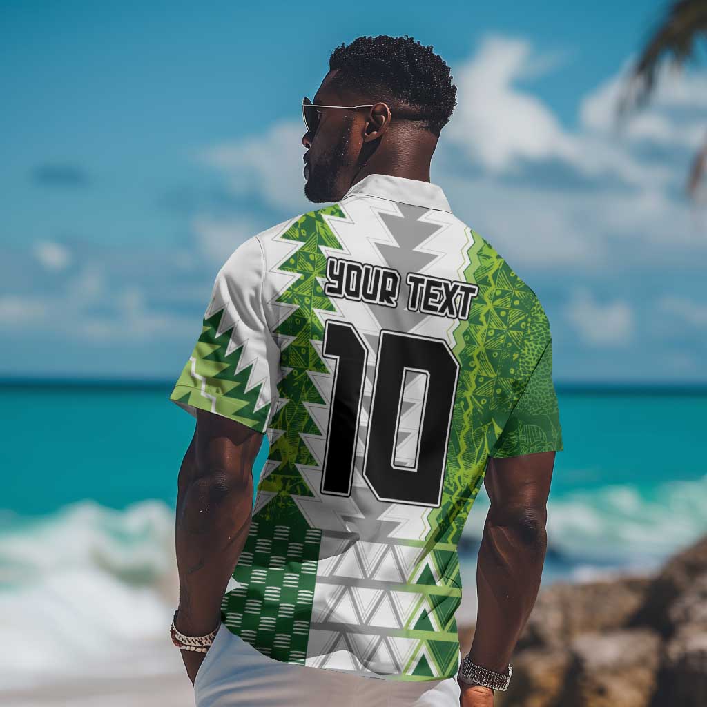 Custom Nigeria National Football Hawaiian Shirt Naija Super Eagles - Wonder Print Shop