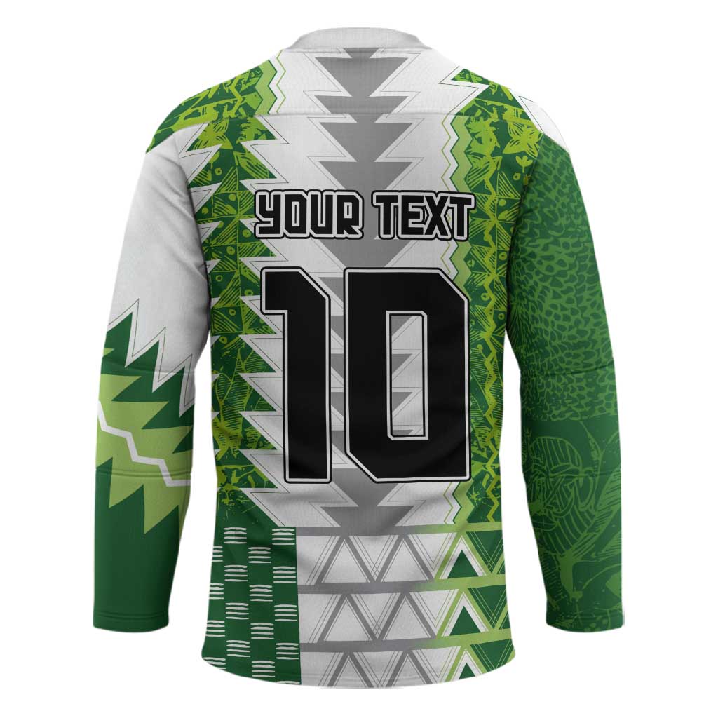 Custom Nigeria National Football Hockey Jersey Naija Super Eagles - Wonder Print Shop