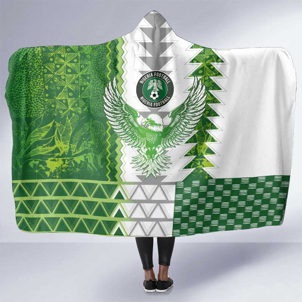Nigeria National Football Hooded Blanket Naija Super Eagles - Wonder Print Shop