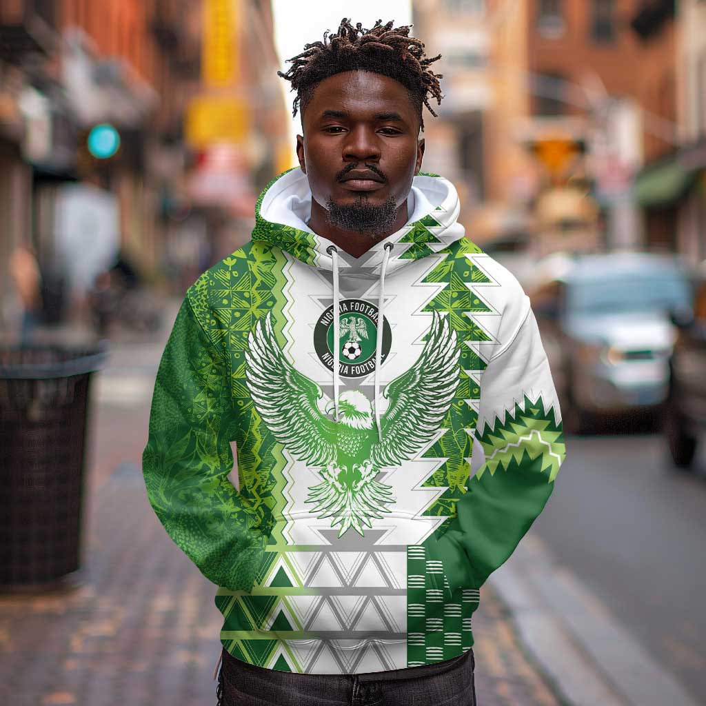Custom Nigeria National Football Hoodie Naija Super Eagles - Wonder Print Shop