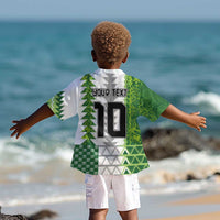 Custom Nigeria National Football Kid Hawaiian Shirt Naija Super Eagles - Wonder Print Shop