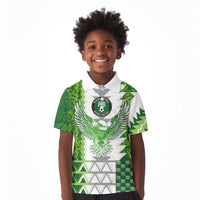 Custom Nigeria National Football Kid Polo Shirt Naija Super Eagles - Wonder Print Shop