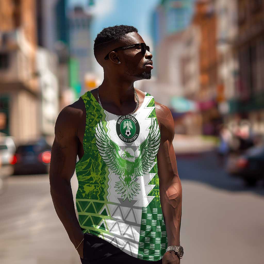 Custom Nigeria National Football Men Tank Top Naija Super Eagles - Wonder Print Shop