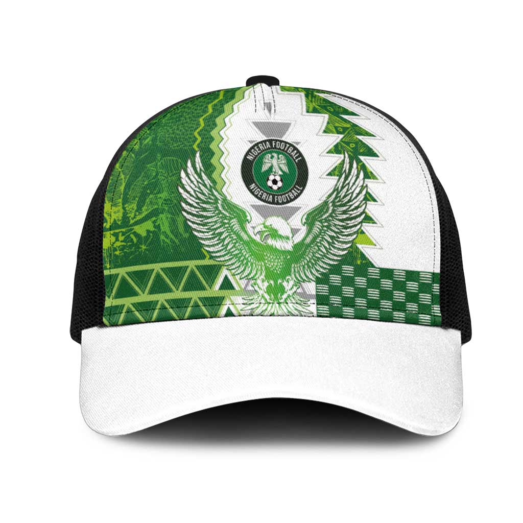 Nigeria National Football Mesh Trucker Cap Naija Super Eagles - Wonder Print Shop