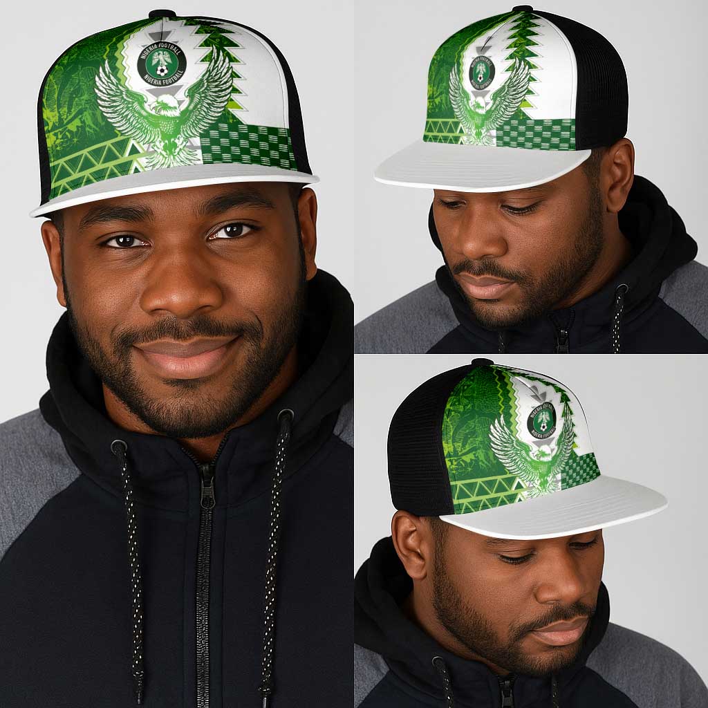 Nigeria National Football Mesh Trucker Cap Naija Super Eagles - Wonder Print Shop