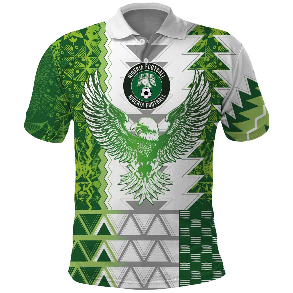 Custom Nigeria National Football Polo Shirt Naija Super Eagles - Wonder Print Shop
