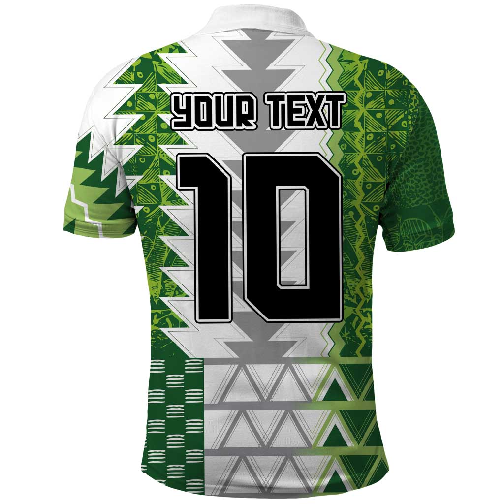 Custom Nigeria National Football Polo Shirt Naija Super Eagles - Wonder Print Shop