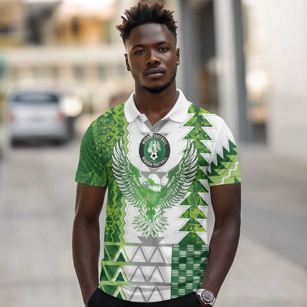 Custom Nigeria National Football Polo Shirt Naija Super Eagles - Wonder Print Shop