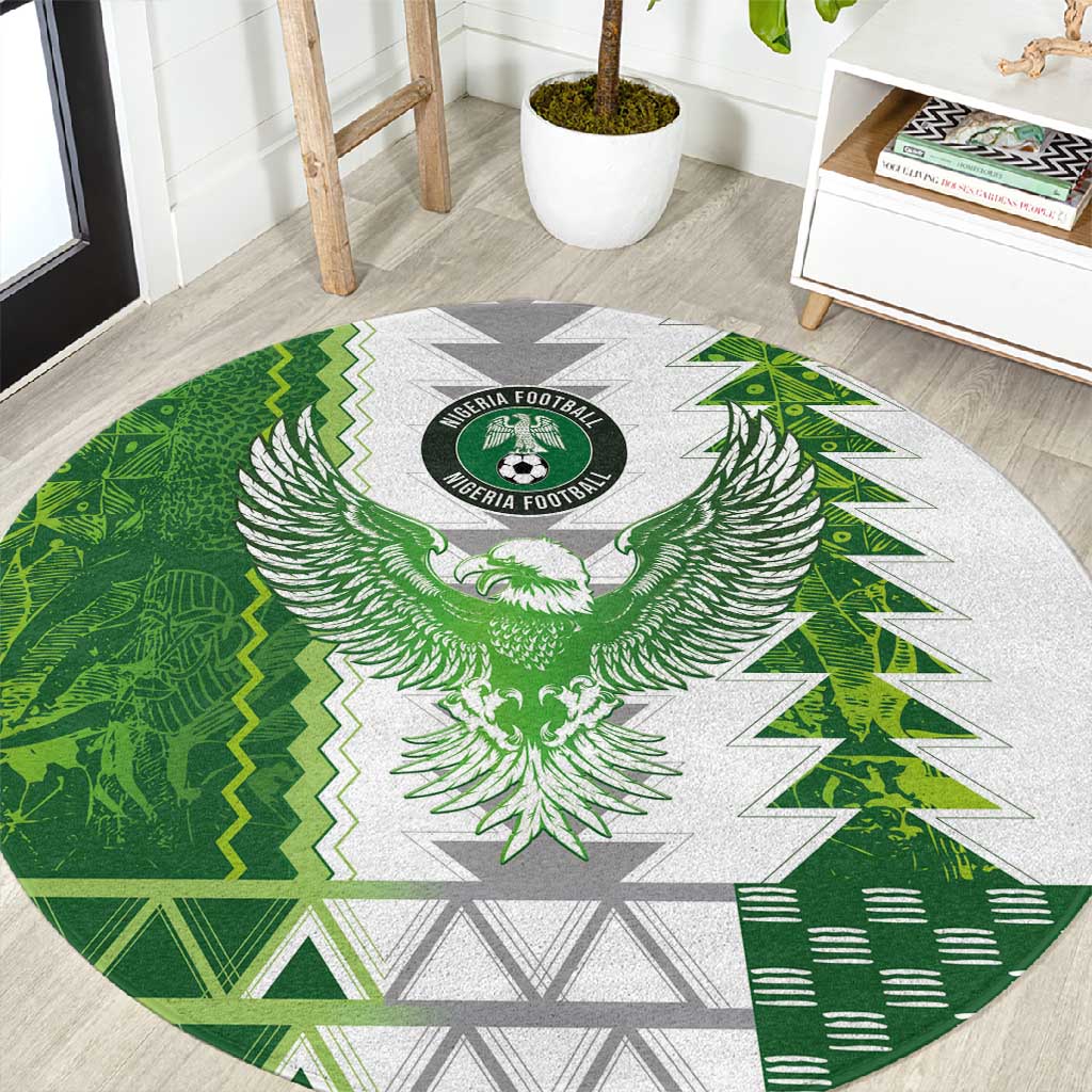 Nigeria National Football Round Carpet Naija Super Eagles - Wonder Print Shop