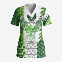 Custom Nigeria National Football Scrub Top Naija Super Eagles - Wonder Print Shop