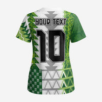 Custom Nigeria National Football Scrub Top Naija Super Eagles - Wonder Print Shop