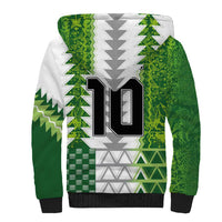 Custom Nigeria National Football Sherpa Hoodie Naija Super Eagles - Wonder Print Shop