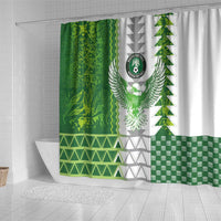 Nigeria National Football Shower Curtain Naija Super Eagles - Wonder Print Shop