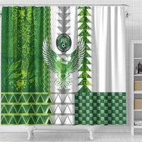 Nigeria National Football Shower Curtain Naija Super Eagles - Wonder Print Shop