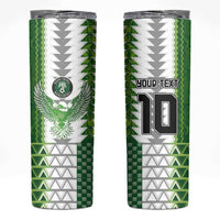 Custom Nigeria National Football Skinny Tumbler Naija Super Eagles - Wonder Print Shop