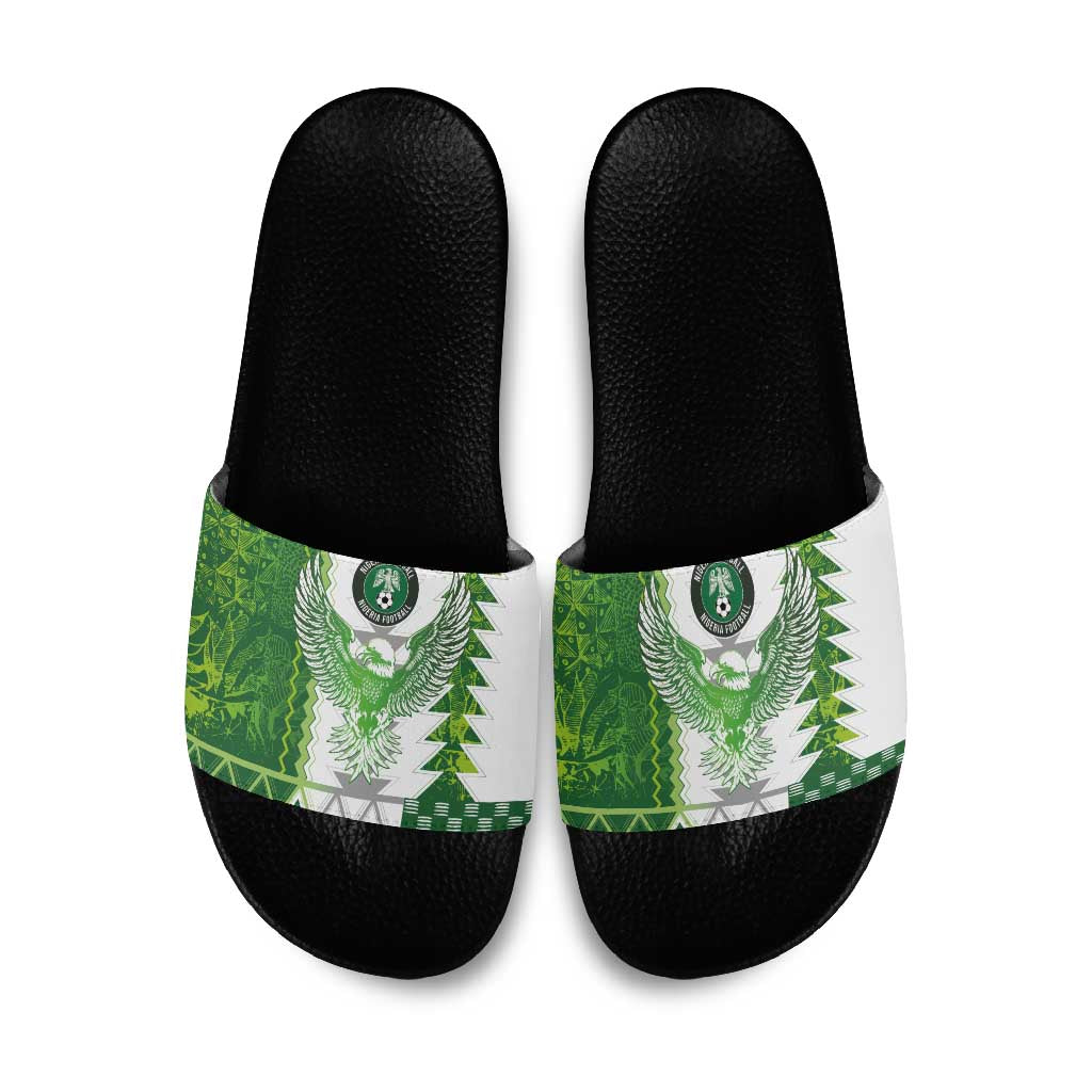 Nigeria National Football Slide Sandals Naija Super Eagles - Wonder Print Shop