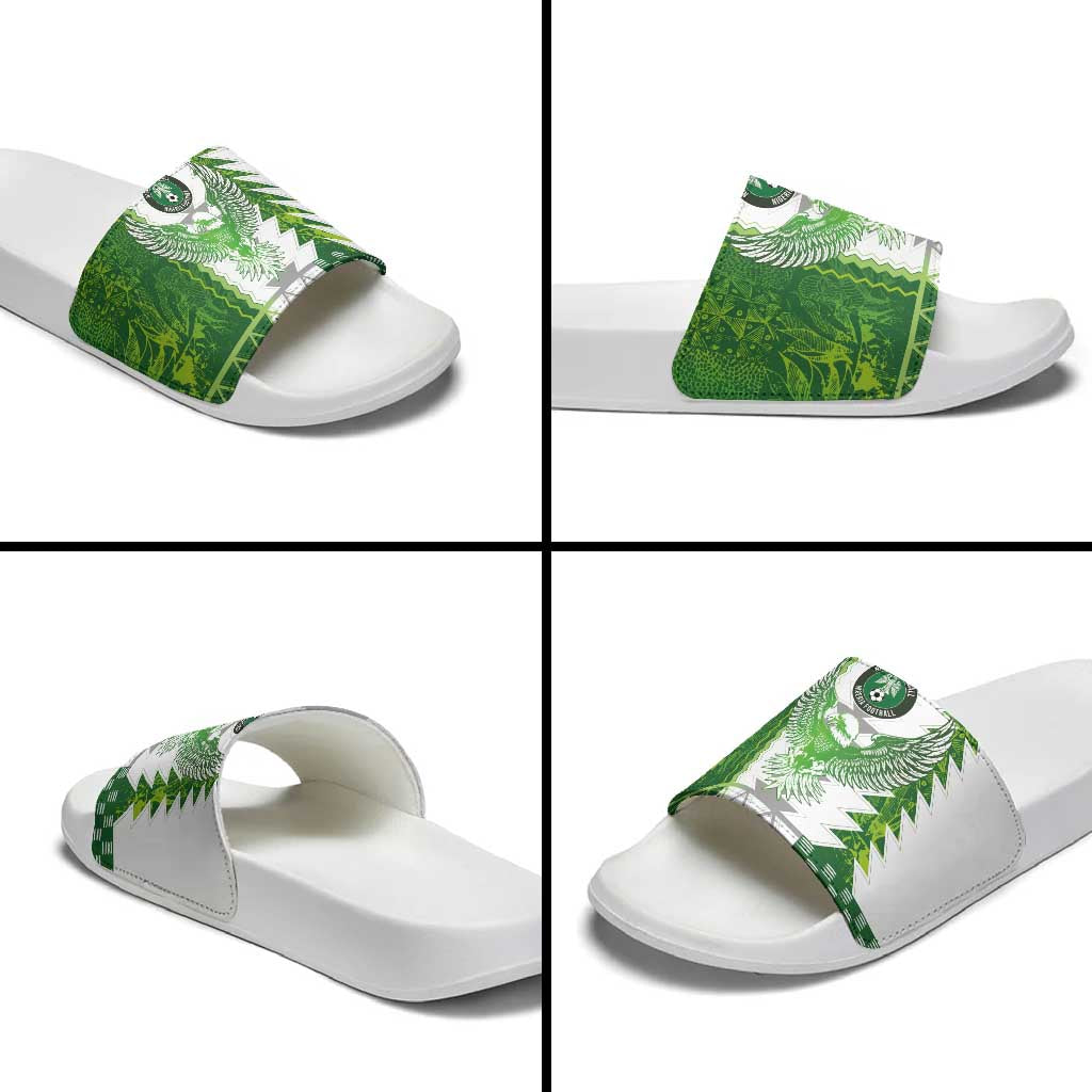 Nigeria National Football Slide Sandals Naija Super Eagles - Wonder Print Shop