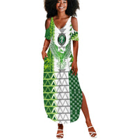 Custom Nigeria National Football Summer Maxi Dress Naija Super Eagles - Wonder Print Shop