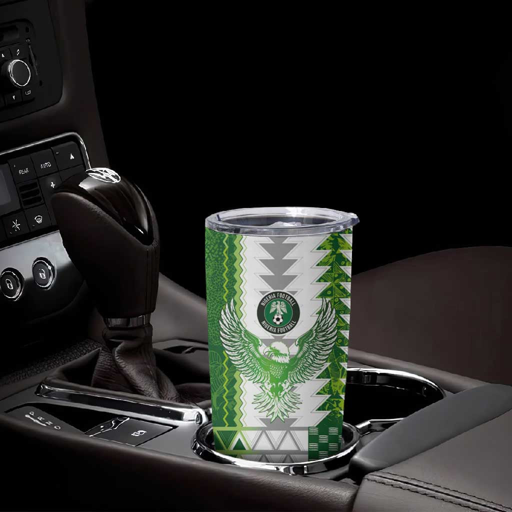Custom Nigeria National Football Tumbler Cup Naija Super Eagles - Wonder Print Shop