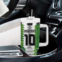 Custom Nigeria National Football Tumbler With Handle Naija Super Eagles - Wonder Print Shop