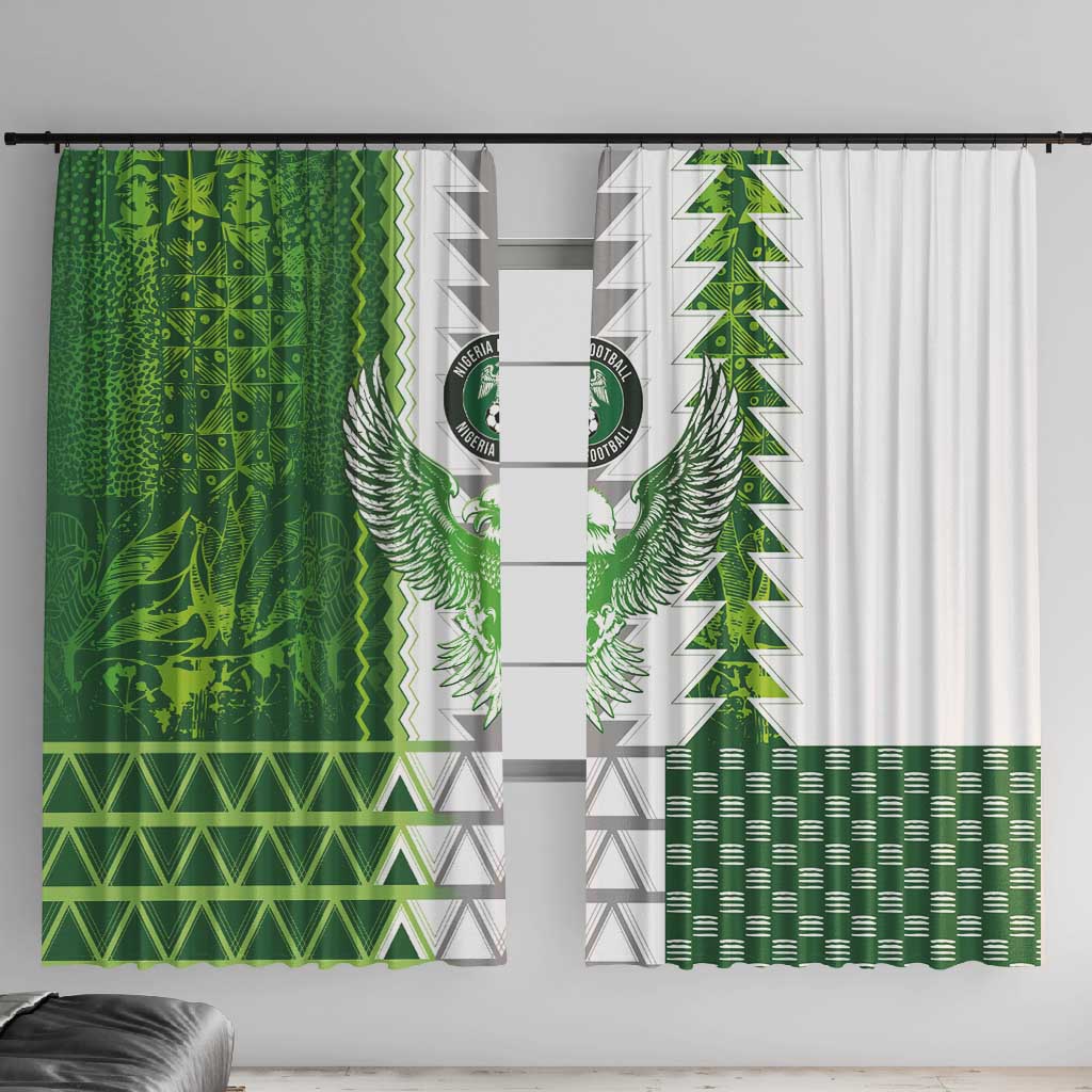 Nigeria National Football Window Curtain Naija Super Eagles - Wonder Print Shop