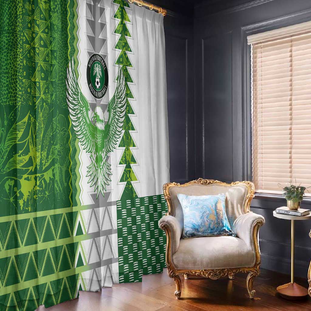 Nigeria National Football Window Curtain Naija Super Eagles - Wonder Print Shop