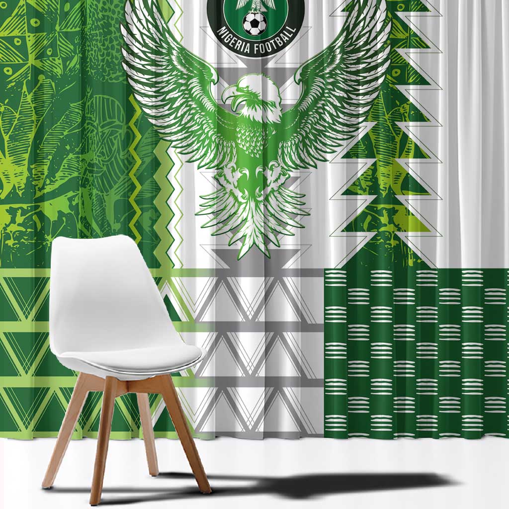 Nigeria National Football Window Curtain Naija Super Eagles - Wonder Print Shop
