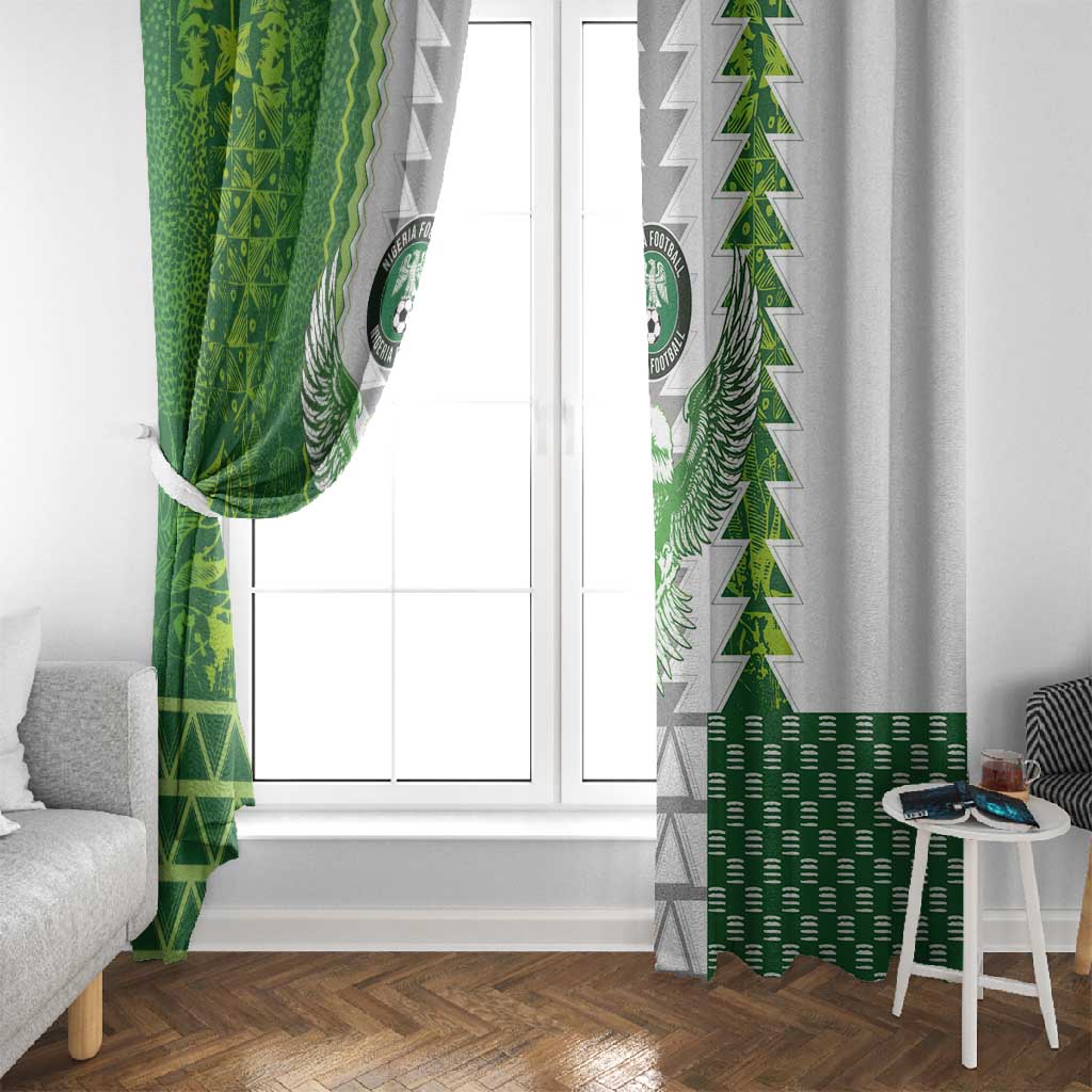 Nigeria National Football Window Curtain Naija Super Eagles - Wonder Print Shop