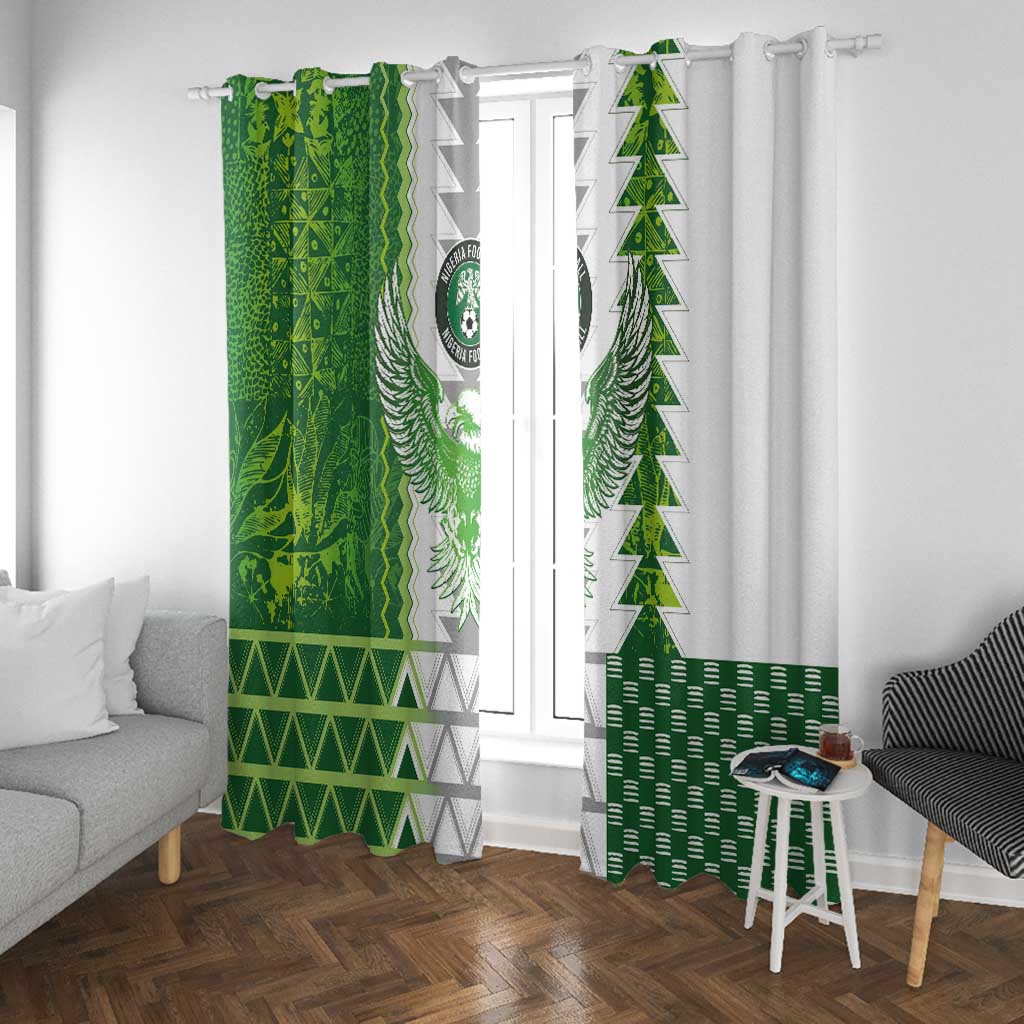 Nigeria National Football Window Curtain Naija Super Eagles - Wonder Print Shop