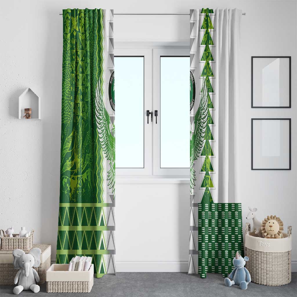 Nigeria National Football Window Curtain Naija Super Eagles - Wonder Print Shop