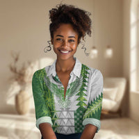 Custom Nigeria National Football Women Casual Shirt Naija Super Eagles - Wonder Print Shop