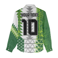 Custom Nigeria National Football Women Casual Shirt Naija Super Eagles - Wonder Print Shop
