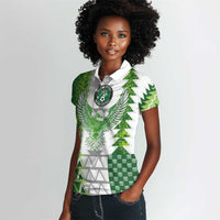 Custom Nigeria National Football Women Polo Shirt Naija Super Eagles - Wonder Print Shop
