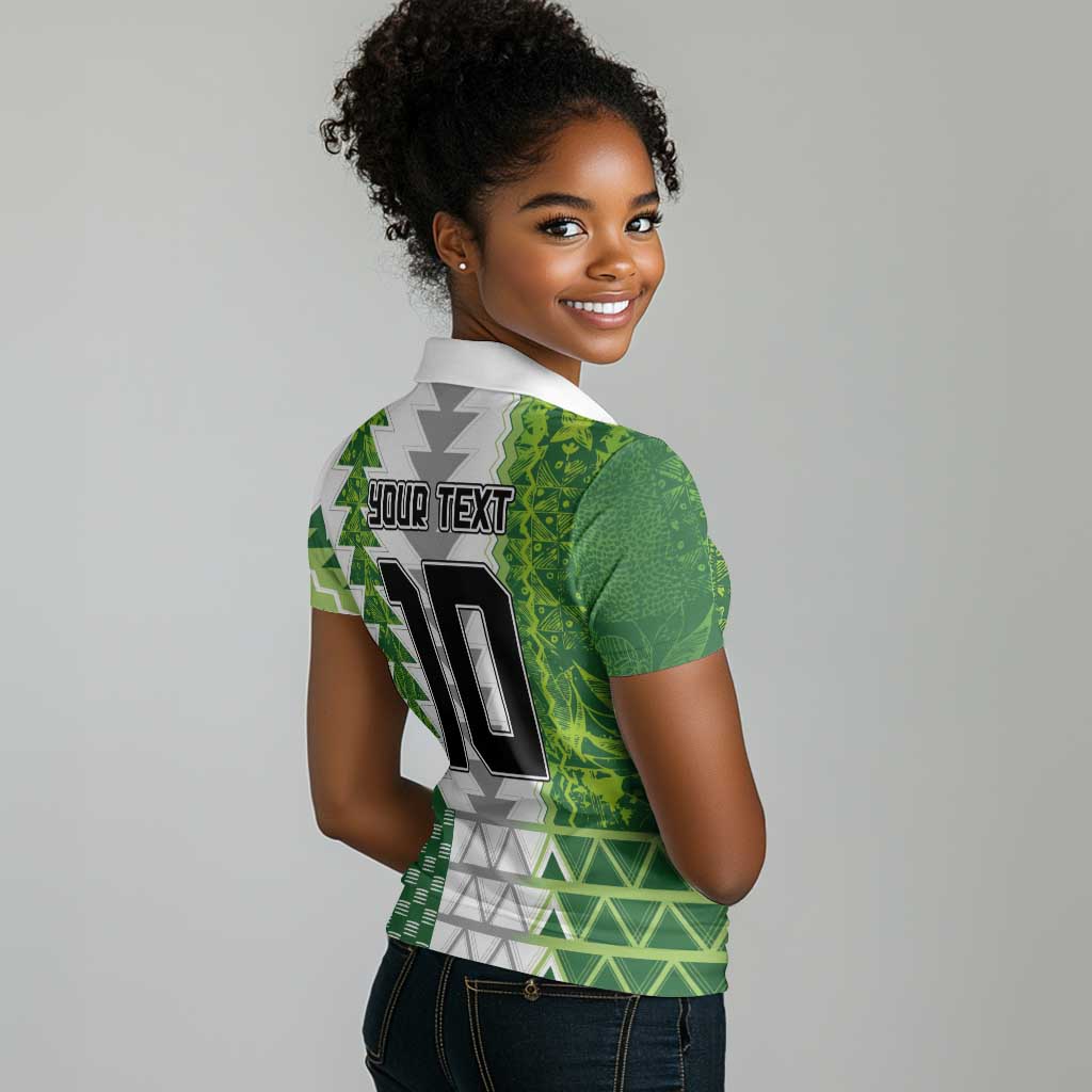 Custom Nigeria National Football Women Polo Shirt Naija Super Eagles - Wonder Print Shop