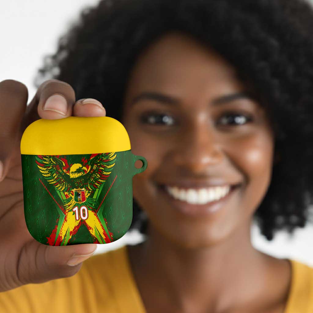 Custom Mali National Football AirPods Case Grunge Les Aigles Sporty Style - Wonder Print Shop