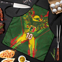 Custom Mali National Football Apron Grunge Les Aigles Sporty Style - Wonder Print Shop