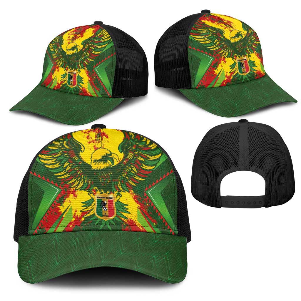 Mali National Football Baseball Net Cap Grunge Les Aigles Sporty Style - Wonder Print Shop