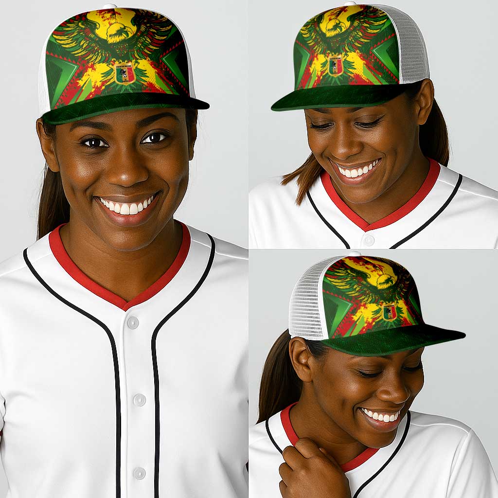 Mali National Football Baseball Net Cap Grunge Les Aigles Sporty Style - Wonder Print Shop