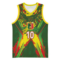 Custom Mali National Football Basketball Jersey Grunge Les Aigles Sporty Style - Wonder Print Shop