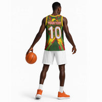 Custom Mali National Football Basketball Jersey Grunge Les Aigles Sporty Style - Wonder Print Shop