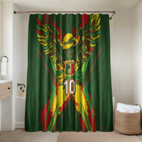 Custom Mali National Football Bathroom Set Grunge Les Aigles Sporty Style LT03