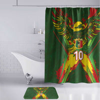Custom Mali National Football Bathroom Set Grunge Les Aigles Sporty Style LT03
