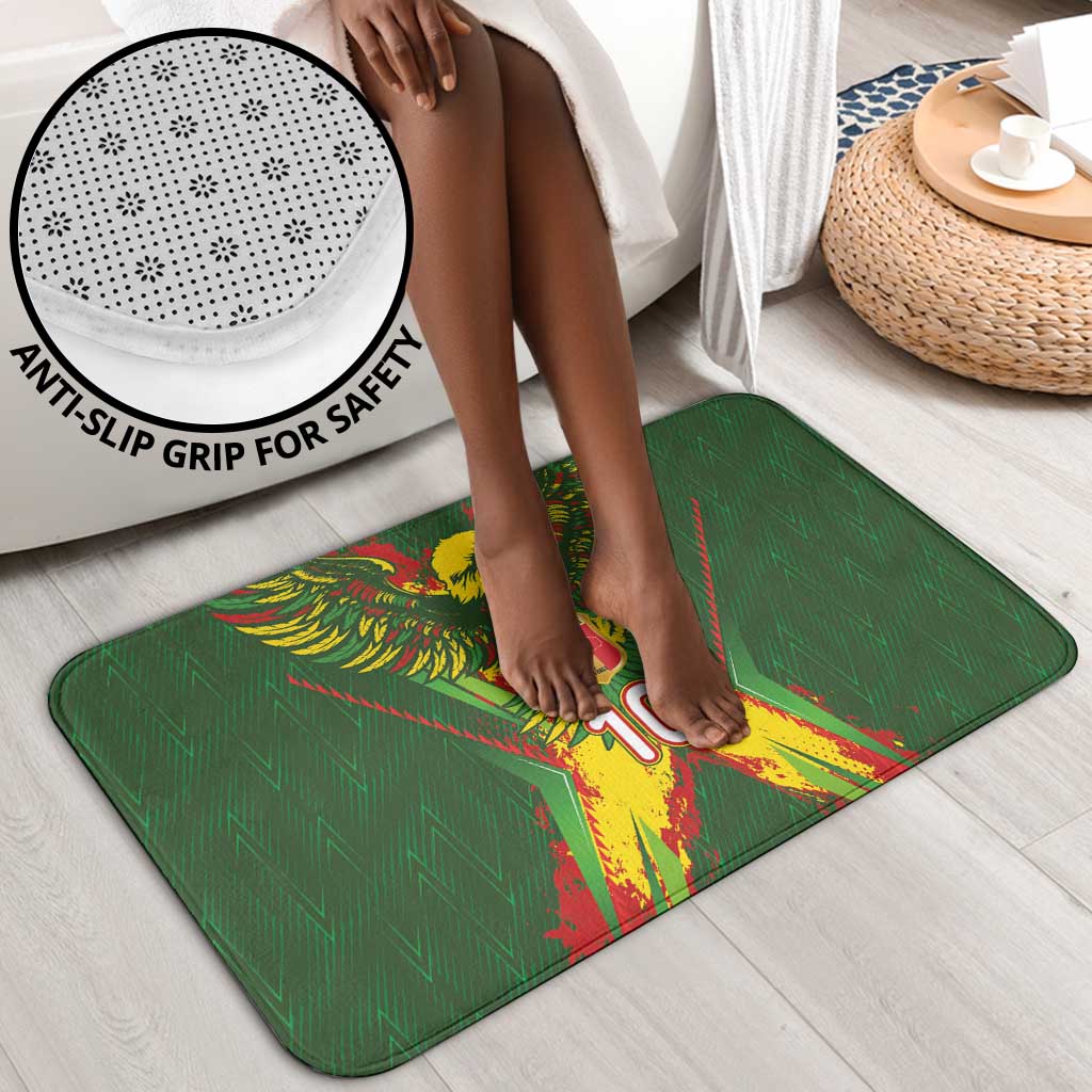 Custom Mali National Football Bathroom Set Grunge Les Aigles Sporty Style LT03