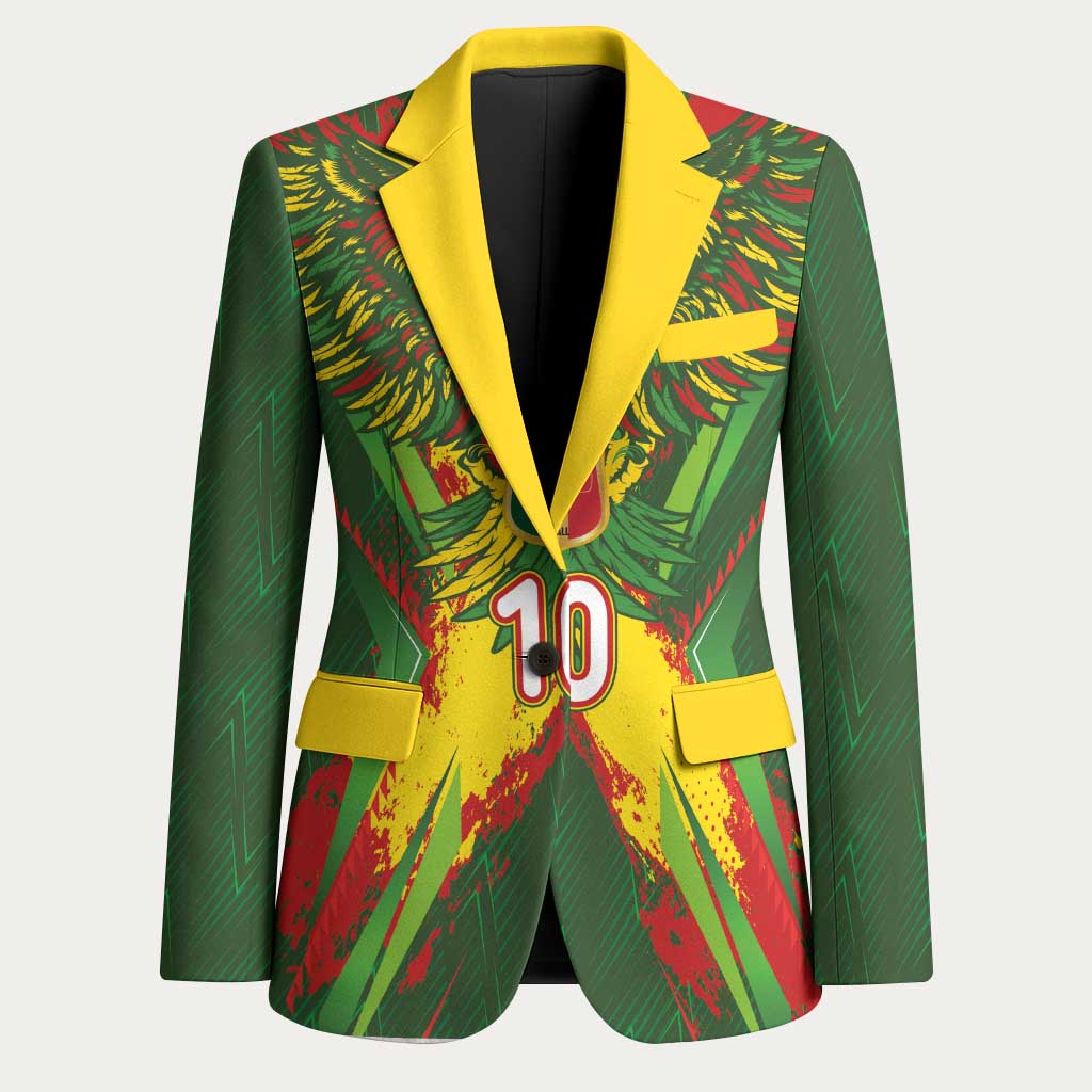 Custom Mali National Football Blazer Grunge Les Aigles Sporty Style - Wonder Print Shop