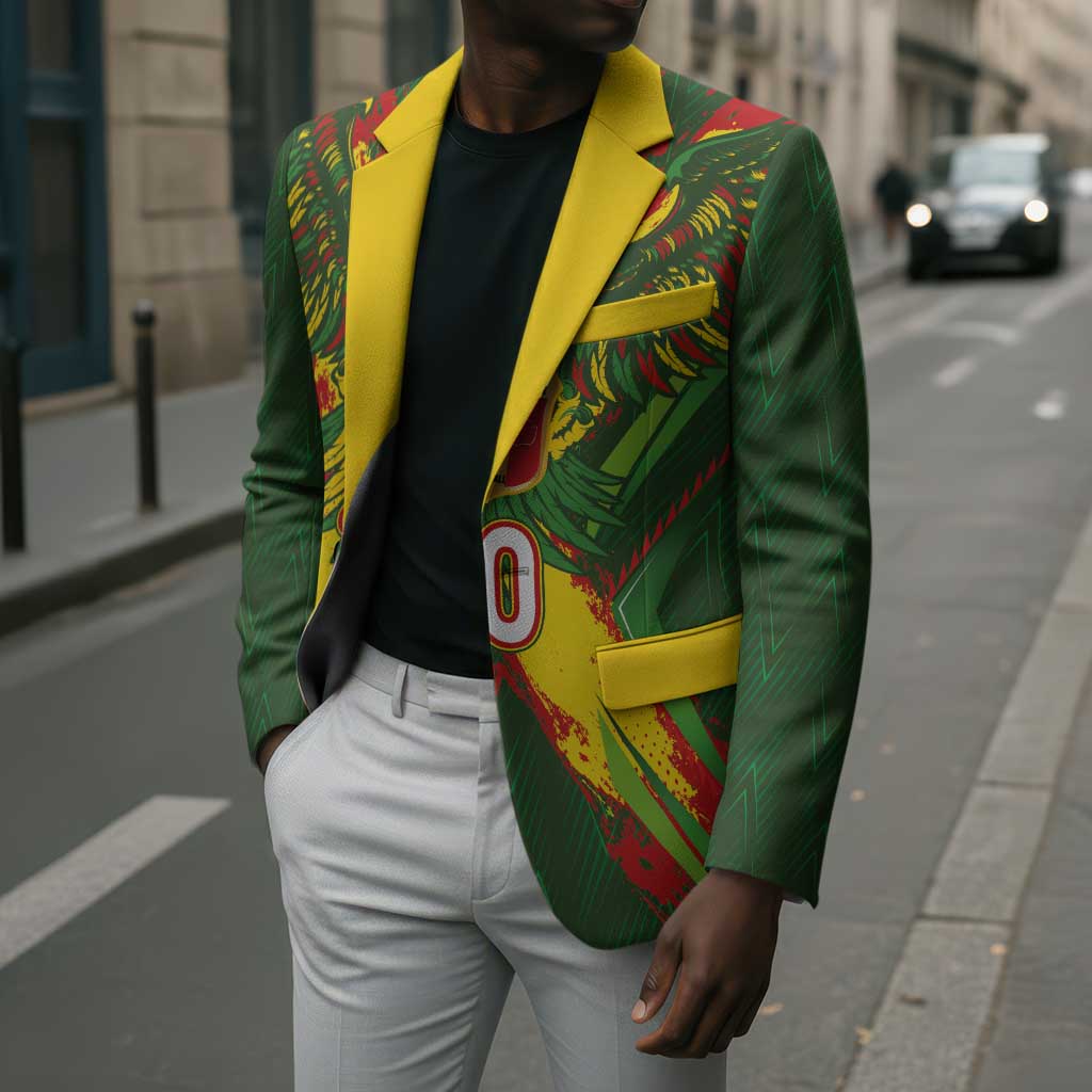 Custom Mali National Football Blazer Grunge Les Aigles Sporty Style - Wonder Print Shop