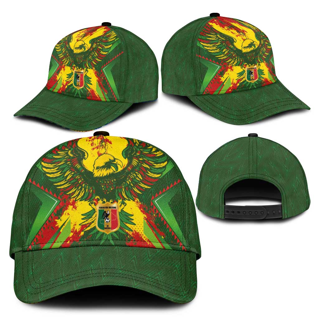 Mali National Football Classic Cap Grunge Les Aigles Sporty Style - Wonder Print Shop
