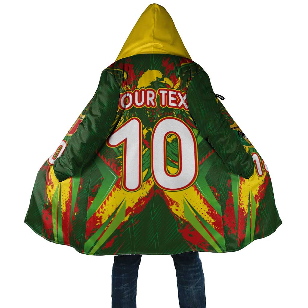 Custom Mali National Football Cloak Grunge Les Aigles Sporty Style - Wonder Print Shop